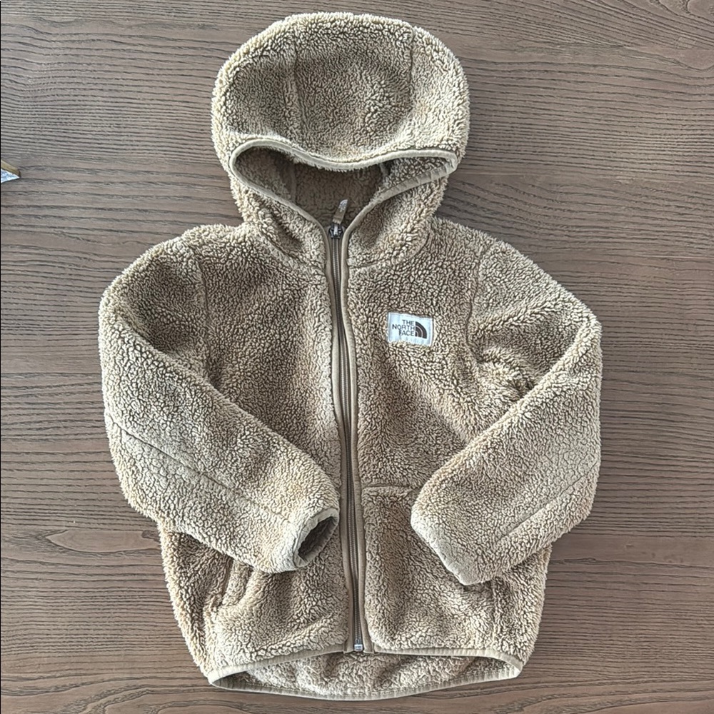 The North Face Kids Tan Fleece Hoodie